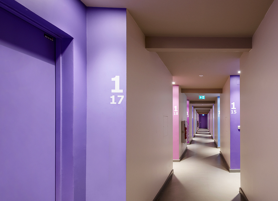 n4, renovation Berlin-Lichtenberg, corridors, suite