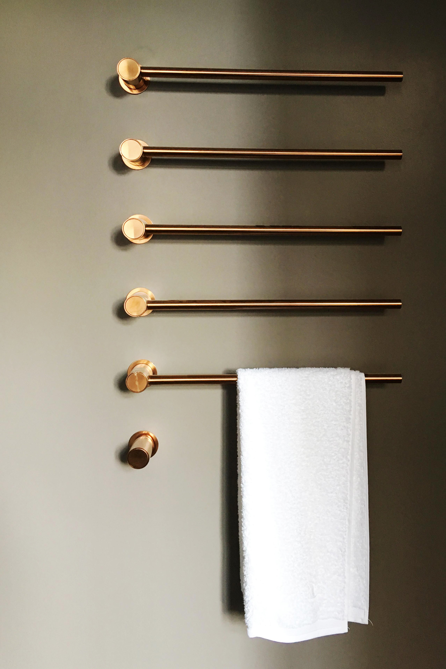 n-vier, interior design Berlin-Mitte, bathroom, Vola radiators, wall radiators, towel warmers