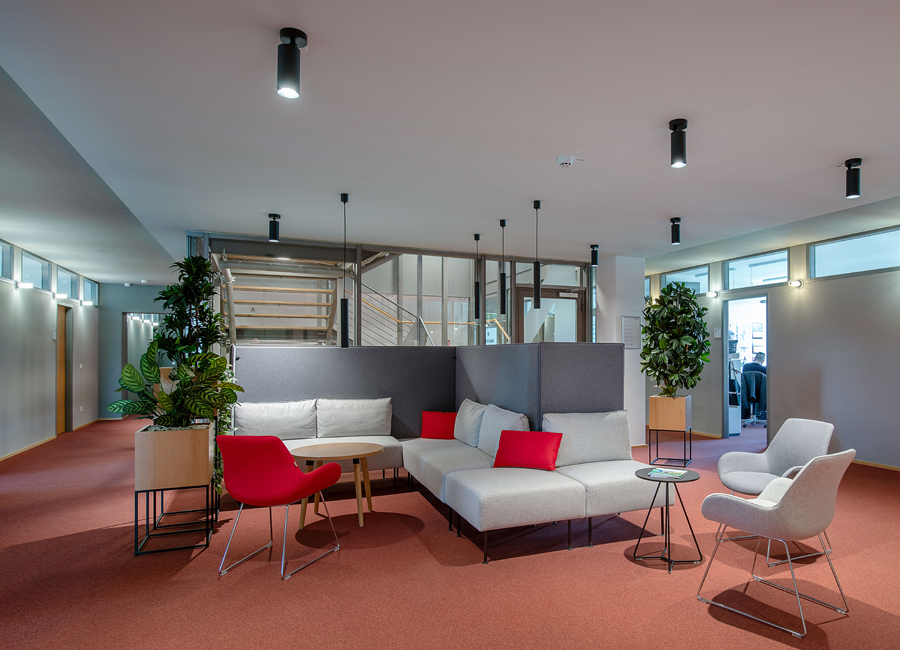 78 / 5.000 Übersetzungsergebnisse Übersetzung n-vier architekten, interior design Berlin-Marzahn, meeting point, waiting area